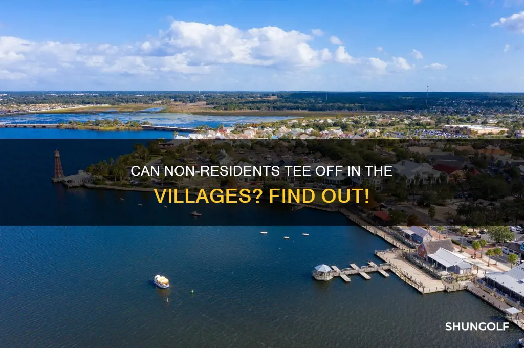 can non residents play golf in the villages