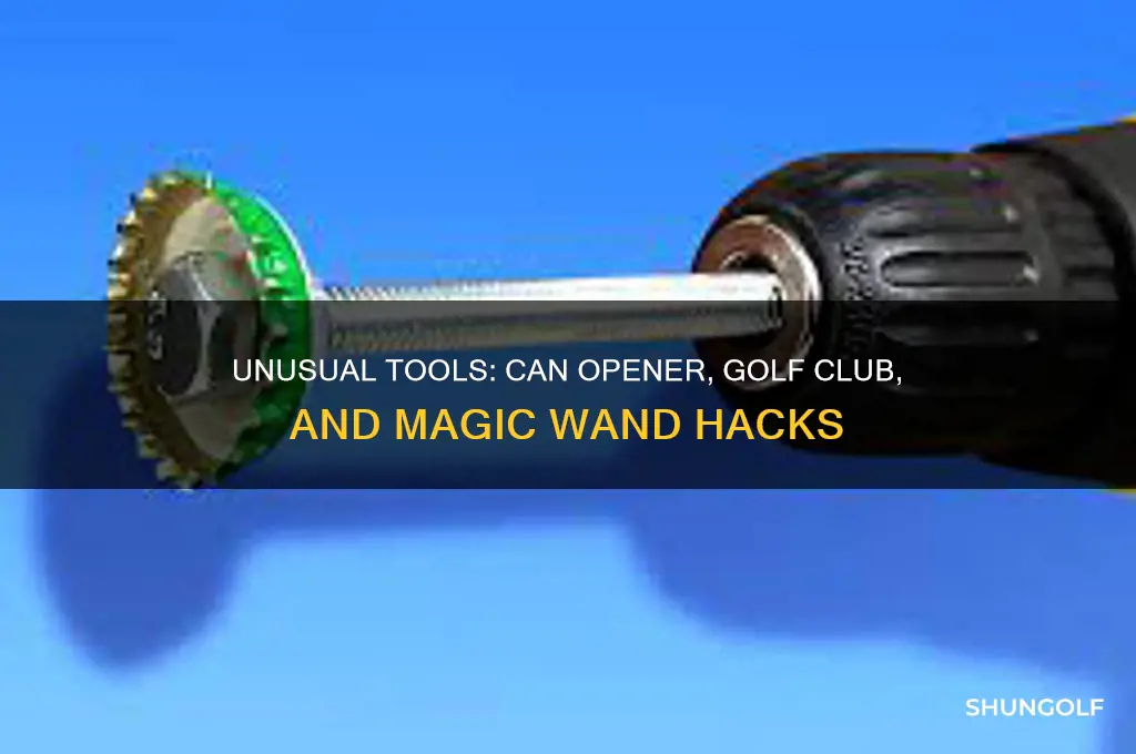 can opener golf club magic wand