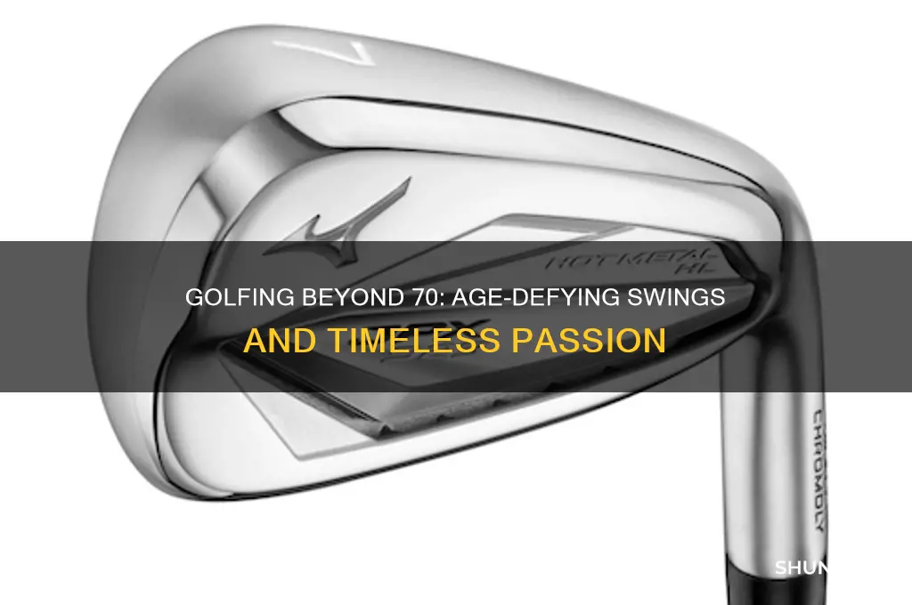 can over 70 play golf