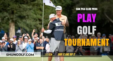 Can PGA Club Pros Compete in Professional Golf Tournaments?