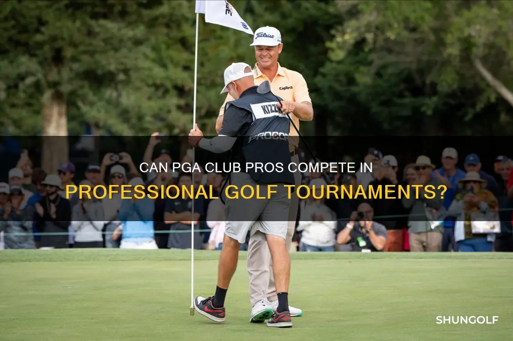 can pga club pros play golf tournaments