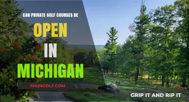 Are Michigan's Private Golf Courses Allowed to Open? Legal Insights