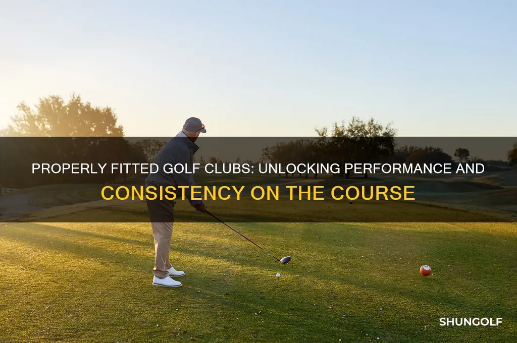 can properly fitting golf clubs make a difference