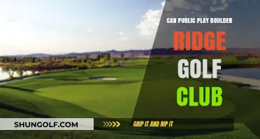 Is Boulder Ridge Golf Club Open for Public Play?