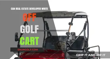 Can Real Estate Developers Deduct Golf Carts as Tax Write-Offs?