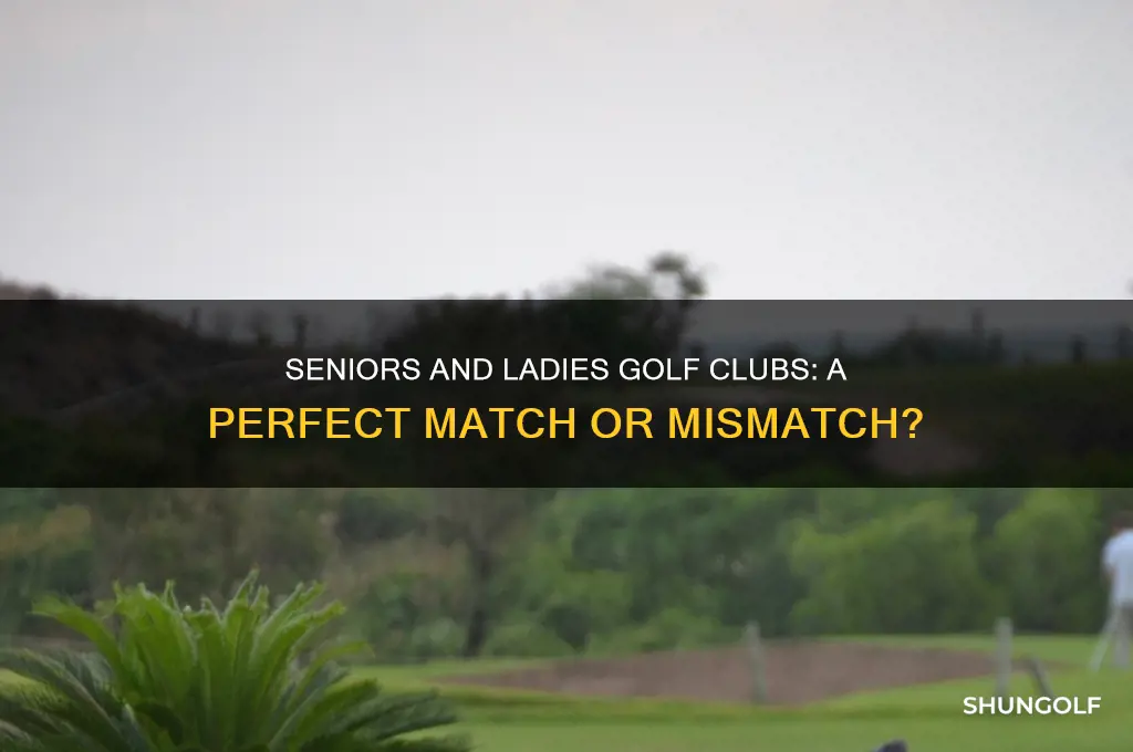 can seniors play ladies golf clubs