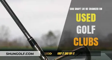 Can You Adjust Shaft Lie on Pre-Owned Golf Clubs?