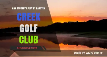 Can Students Tee Off at Karsten Creek Golf Club?