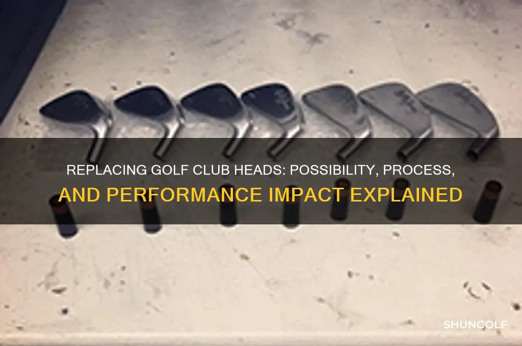 can the head of a golf club be replaced