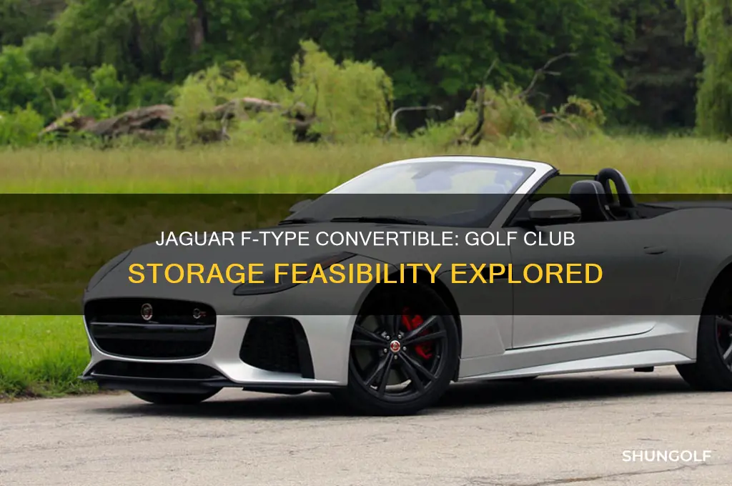 can the jaguar f type convertable carry golf clubs
