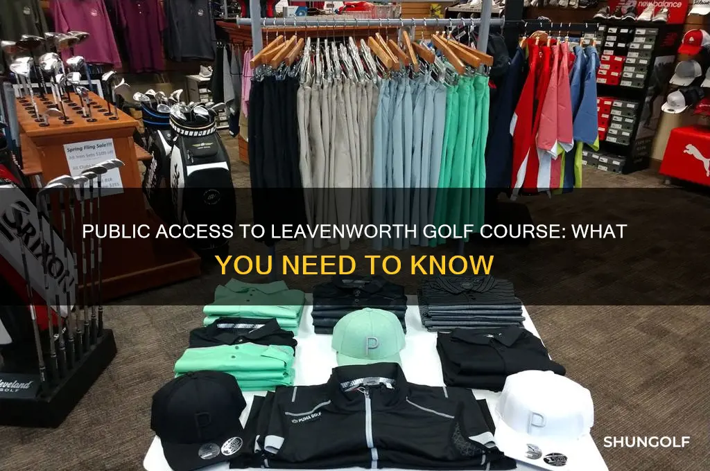 can the public play at leavenworth golf course