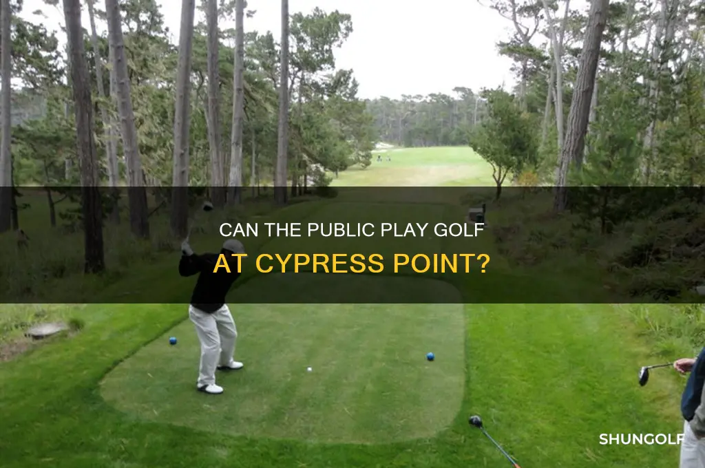 can the public play golf at cypress point