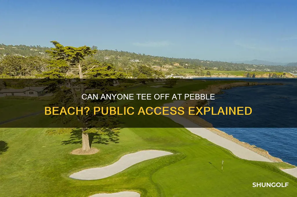 can the public play golf at pebble beach
