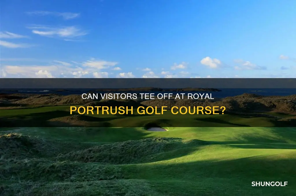 can the public play royal portrush golf course