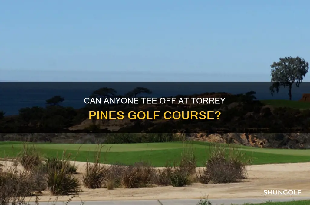 can the public play torrey pines golf course