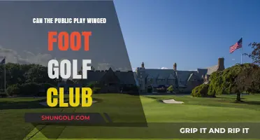 Can the Public Play Winged Foot Golf Club?