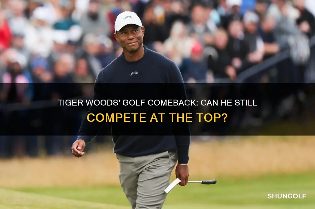 can tiger woods play golf