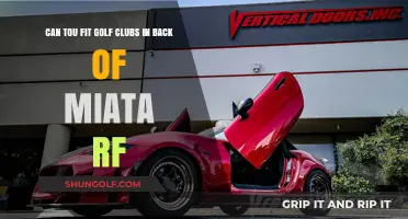 Fitting Golf Clubs in a Miata RF: Is It Possible?