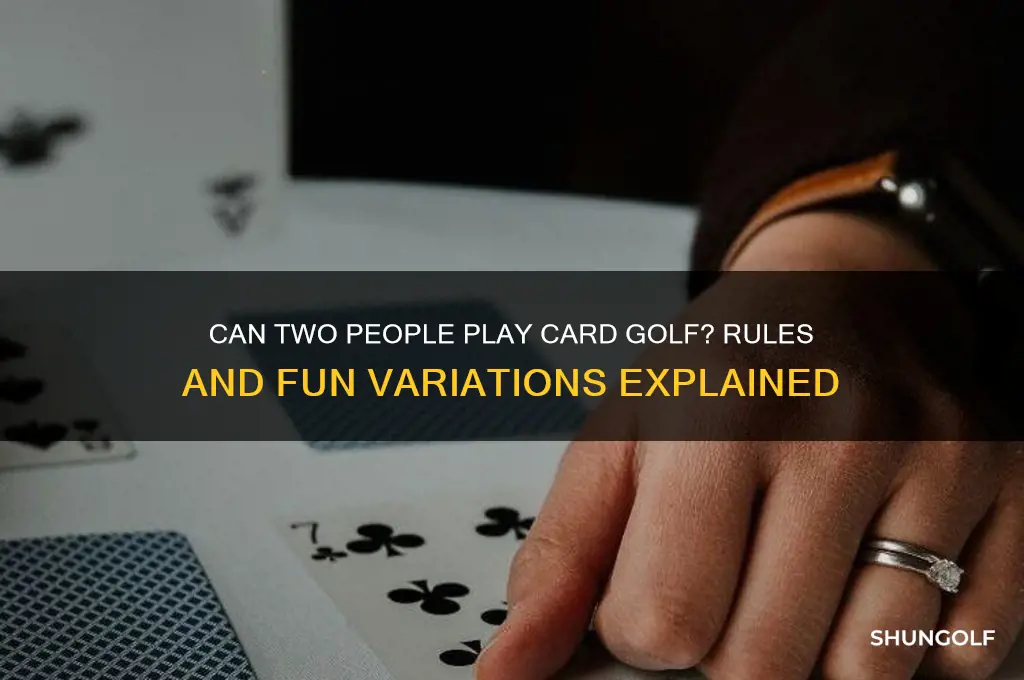 can two people play card golf