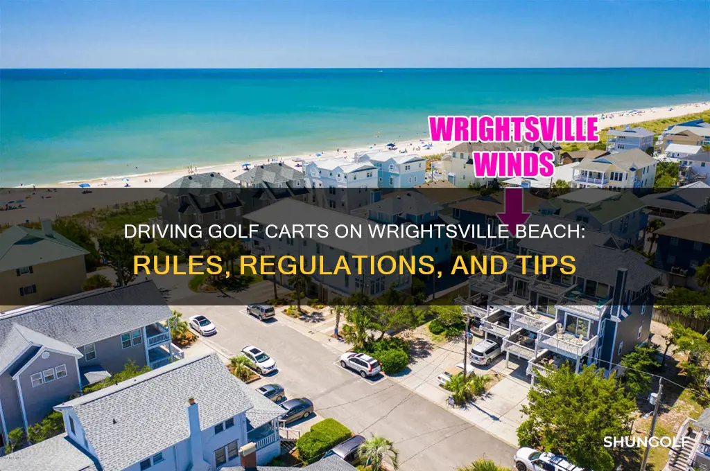 can u drive a golf cart on wrightsville beach