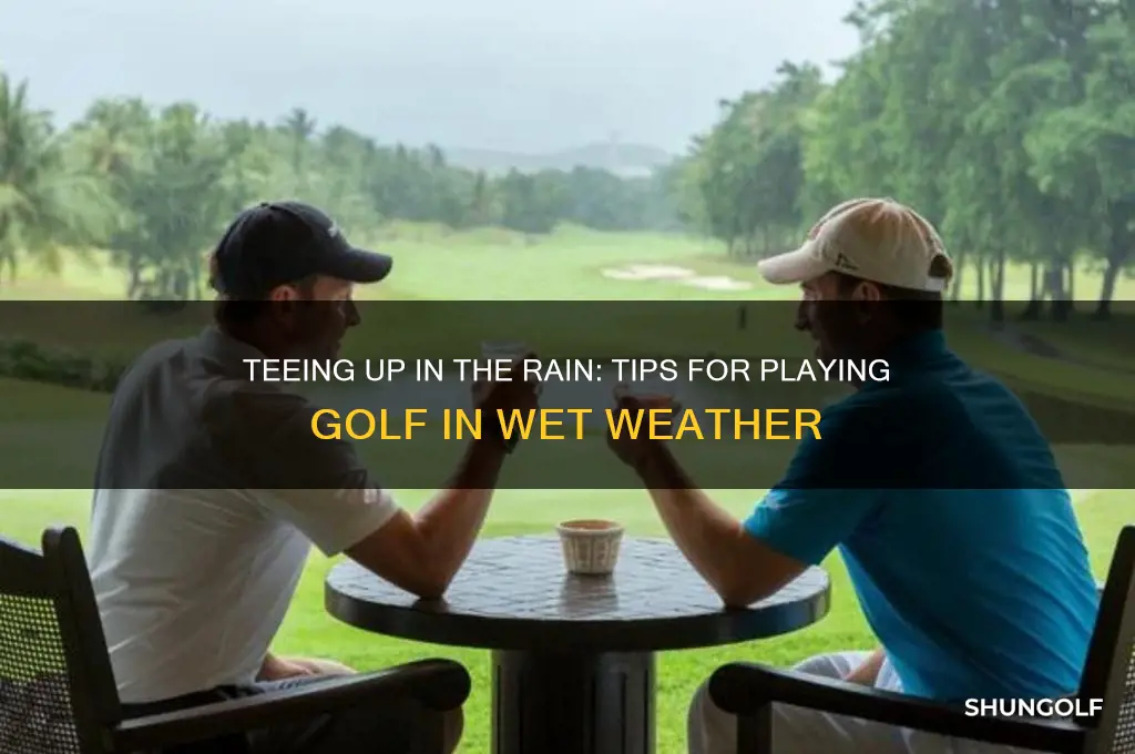 can u play golf in the rain