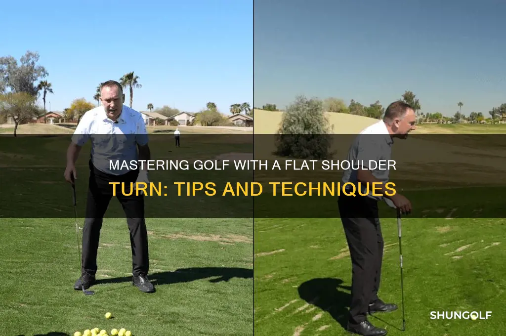 can u play golf with a flat shoulder turn