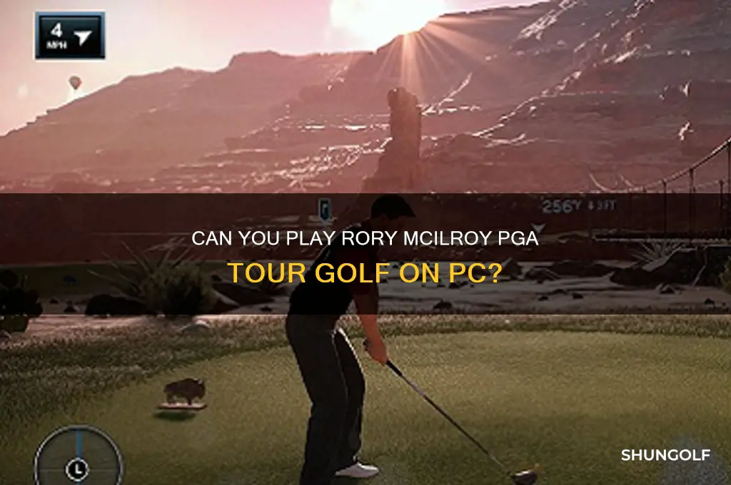 can u play rory mcilroy pga tour golf on pc