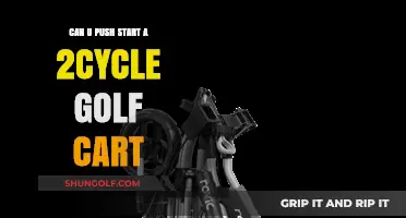 Push Starting a 2-Cycle Golf Cart: Is It Possible and Safe?