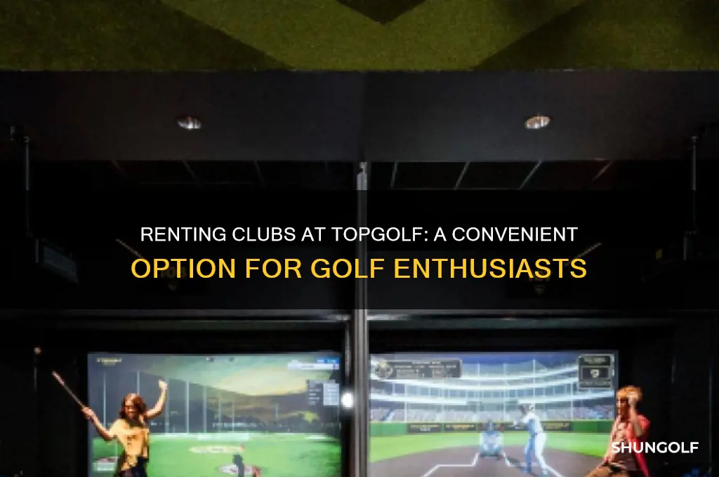 can u rent clubs at top golf