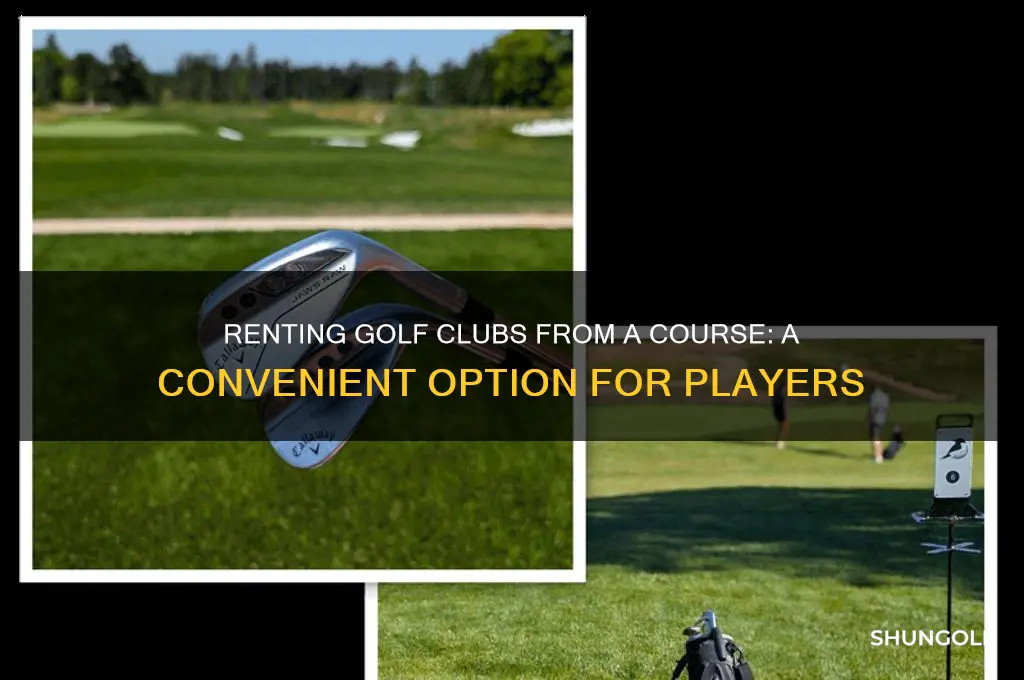 can u rent golf clubs from a coiurse