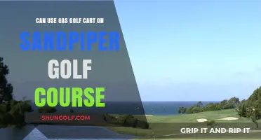 Can Gas Golf Carts Navigate Sandpiper Golf Course? Find Out Here