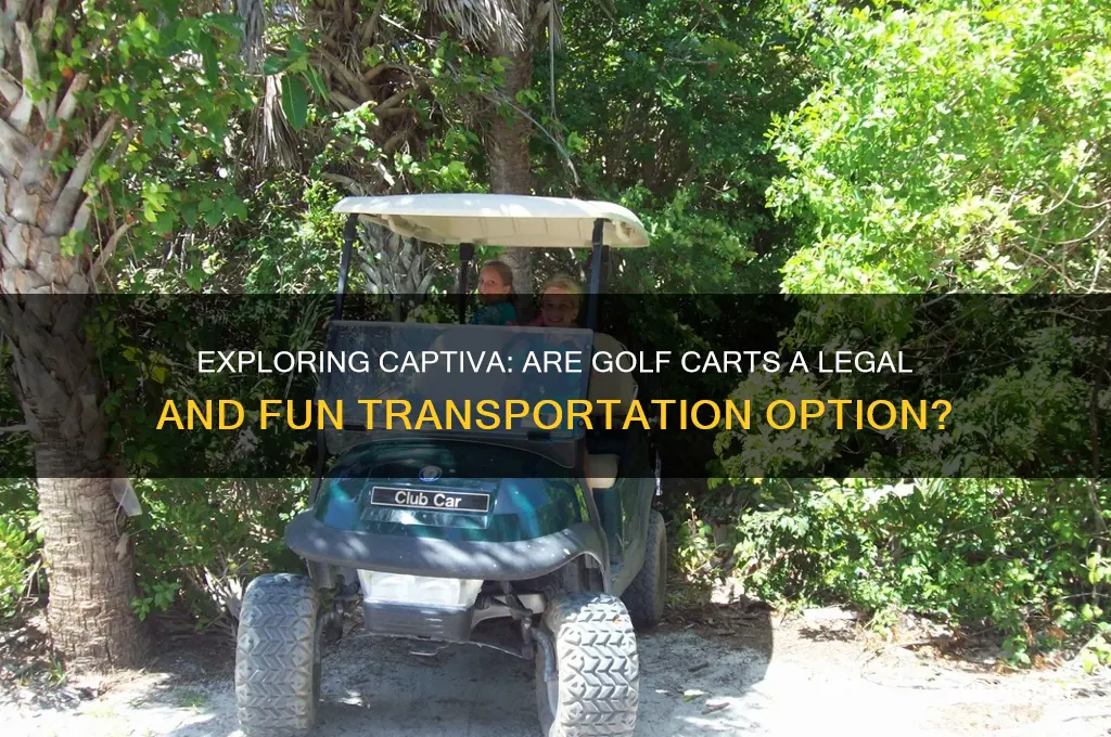 can use golf carts on captiva