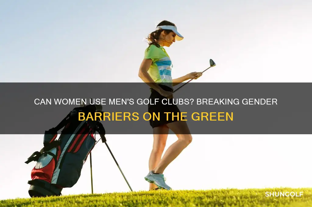 can women buy mens golf clubs