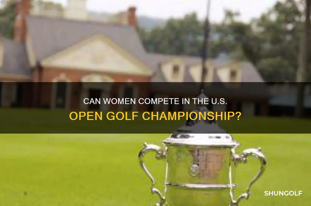 can women play in the us open golf