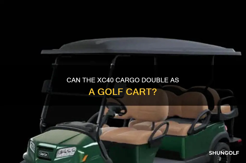 can xc40 cargo golf cart