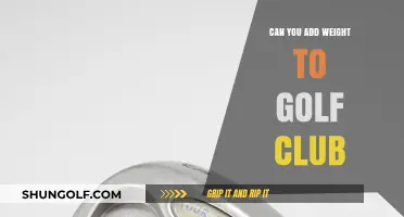 Adding Weight to Golf Clubs: Benefits, Methods, and Impact on Your Game