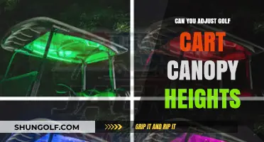 Adjusting Golf Cart Canopy Heights: Tips for Customizing Your Ride