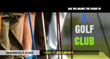 Adjusting Golf Club Height: A Guide to Customizing Your Swing