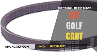 Adjusting Timing on an E-Z-GO TXT Golf Cart: A Step-by-Step Guide