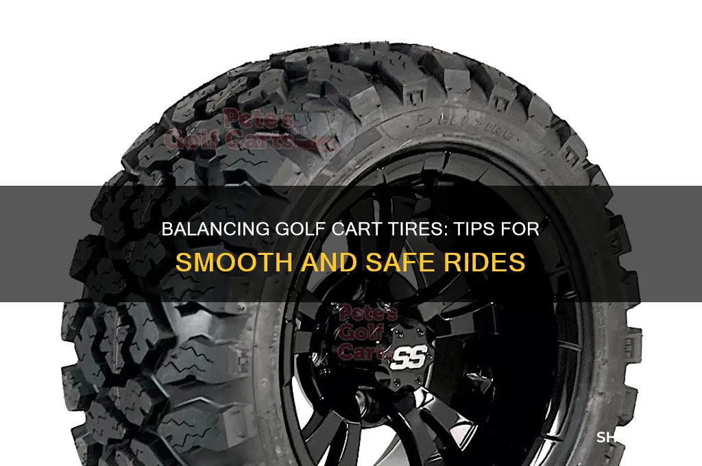 can you balance golf cart tires