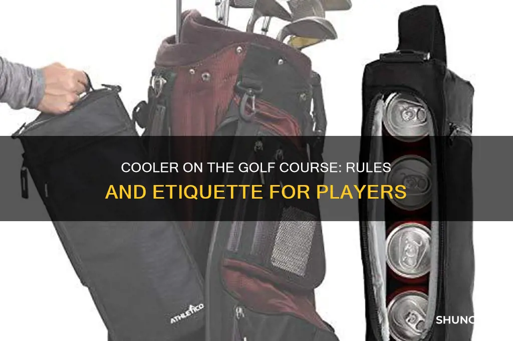 can you bring a cooler to a golf course