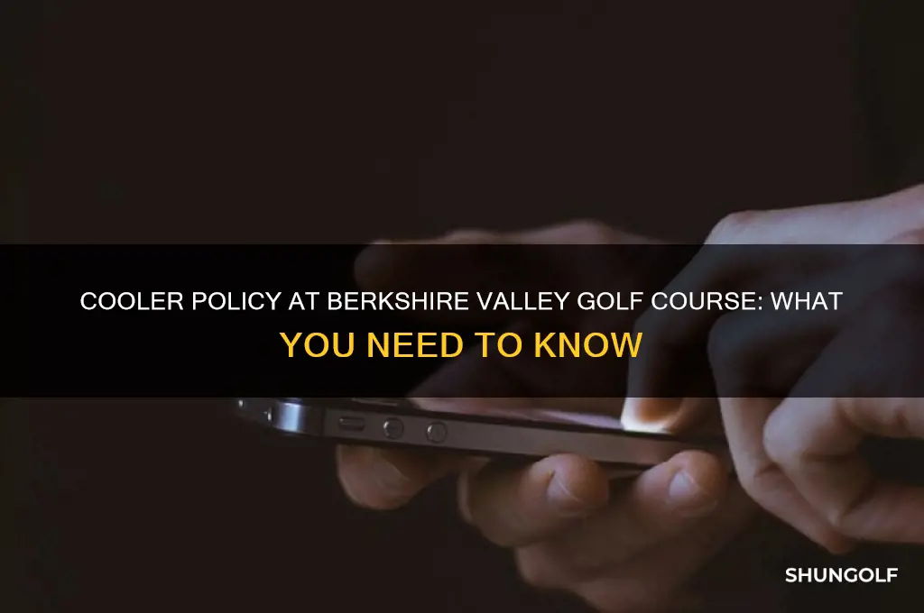 can you bring a cooler to berkshire valley golf course