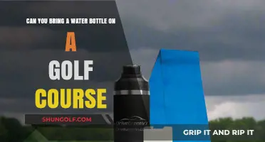Can You Bring a Water Bottle on a Golf Course?
