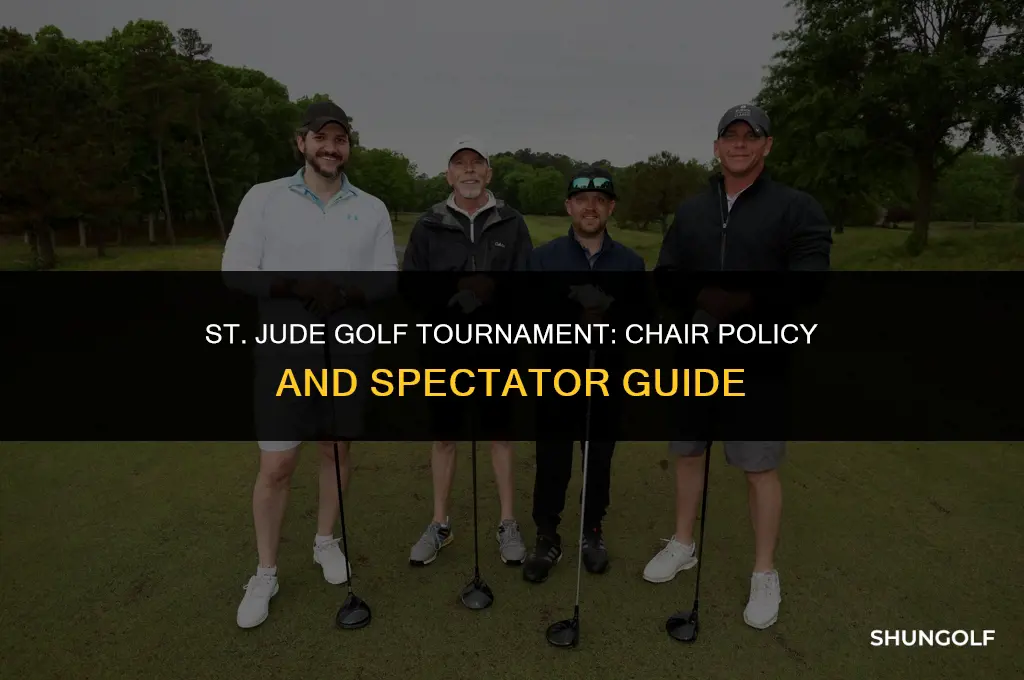 can you bring chairs to st jude golf tournament