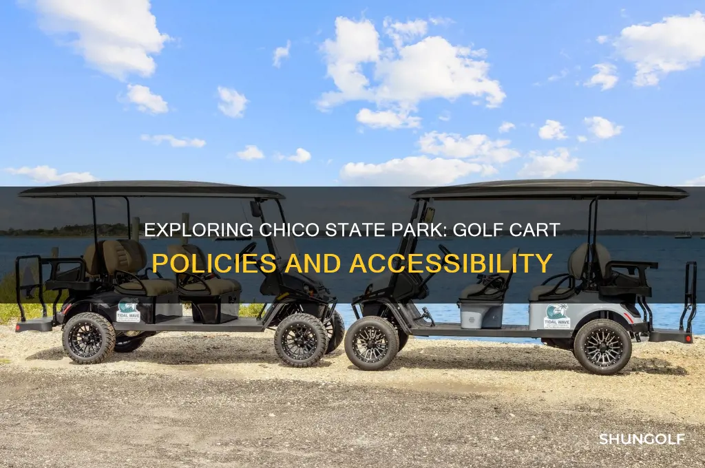 can you bring golf carts to chico state park