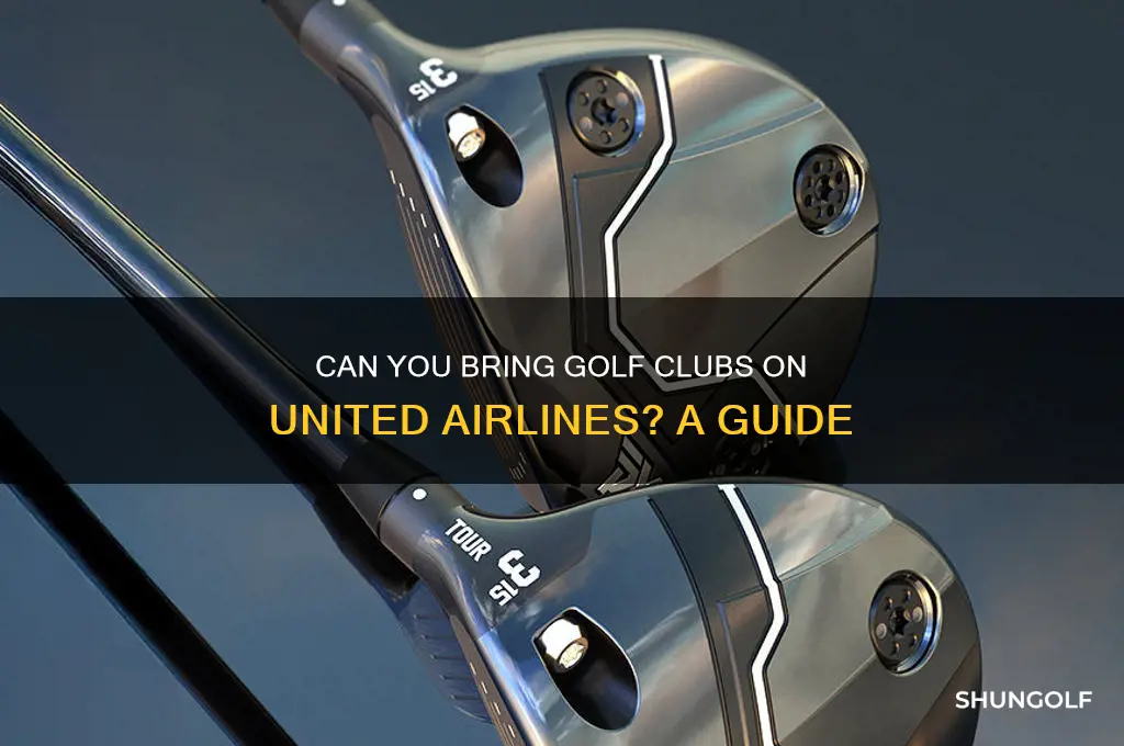 can you bring golf clubs on united airlines