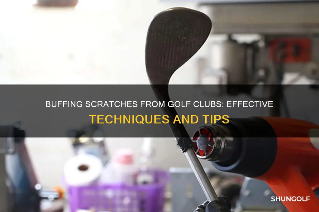 can you buff scratches out of golf clubs