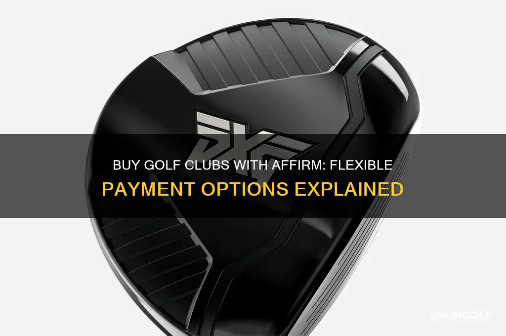 can you buy golf clubs with affirm