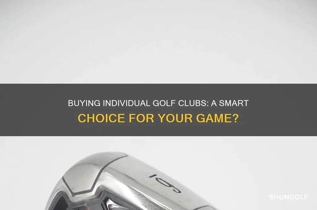 can you buy individual golf clubs