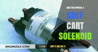 Bypassing a Golf Cart Solenoid: Is It Possible and Safe?